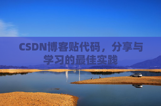 CSDN博客贴代码，分享与学习的最佳实践